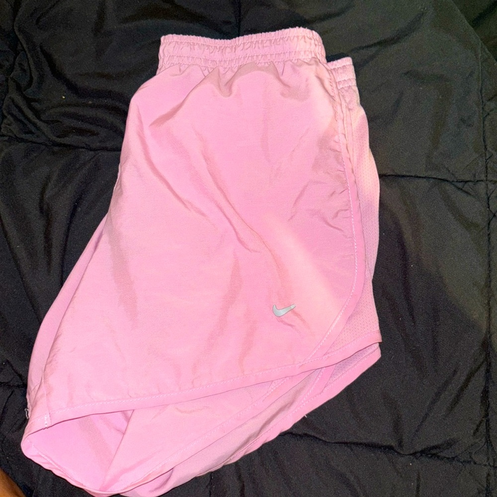 Pink Nike shorts